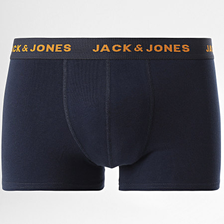 Jack And Jones - Confezione da 10 boxer con fenicotteri floreali blu navy e neri